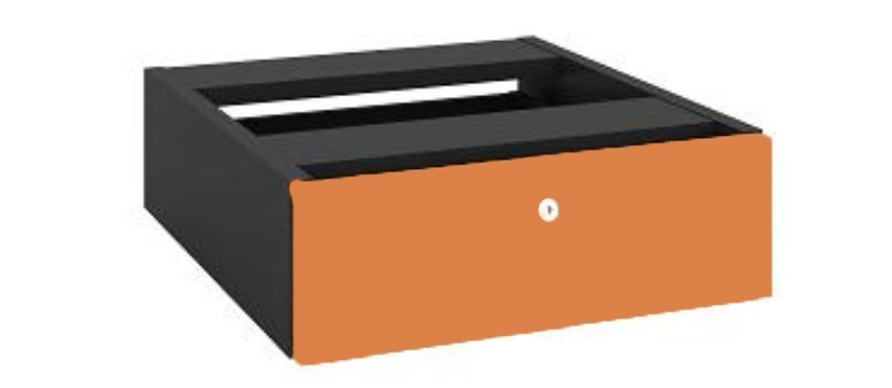 GP OMsystem Commercial Office Fix Desk Pedestal 1 Drawer