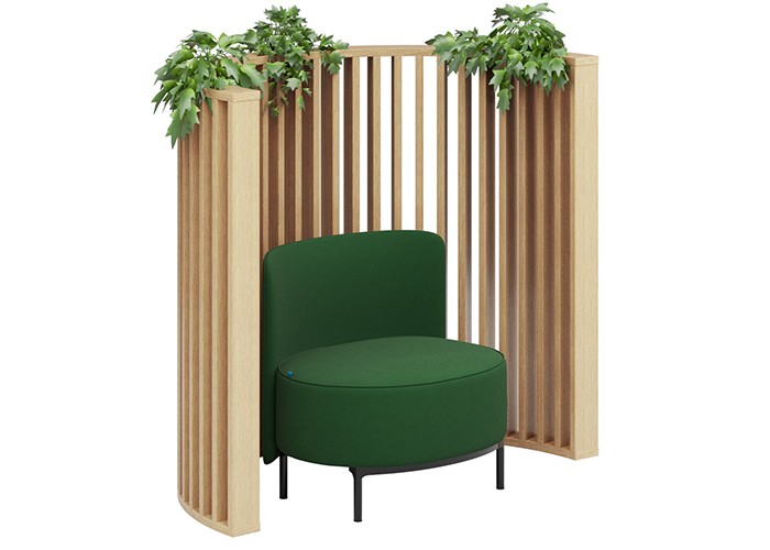 DD Curved Slat Wall Mini-Space