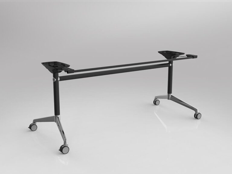 OL Modulus Flip Table Frame with Black Poles