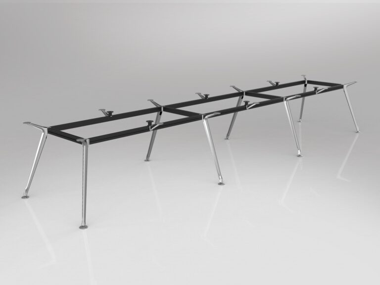 OL Team Meeting Boardroom Table Frame 8 Legs