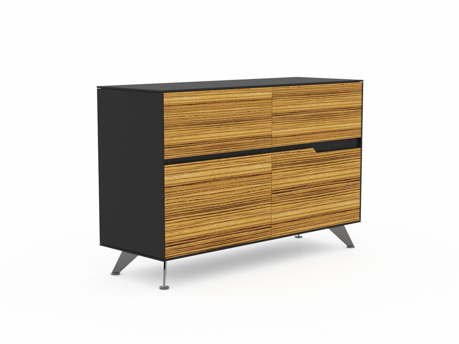 GP Novara Four Drawers Cabinet with no Filing Drawers